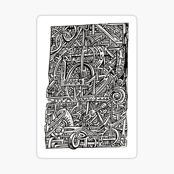 Weird Device by Brian Benson Sticker