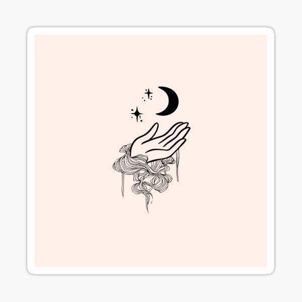 Gentle Moon Sticker