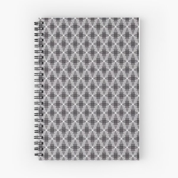 Item preview, Intertwined Woven Grey and White  Rings on Textured Pattern designed and sold by vortexatelier.