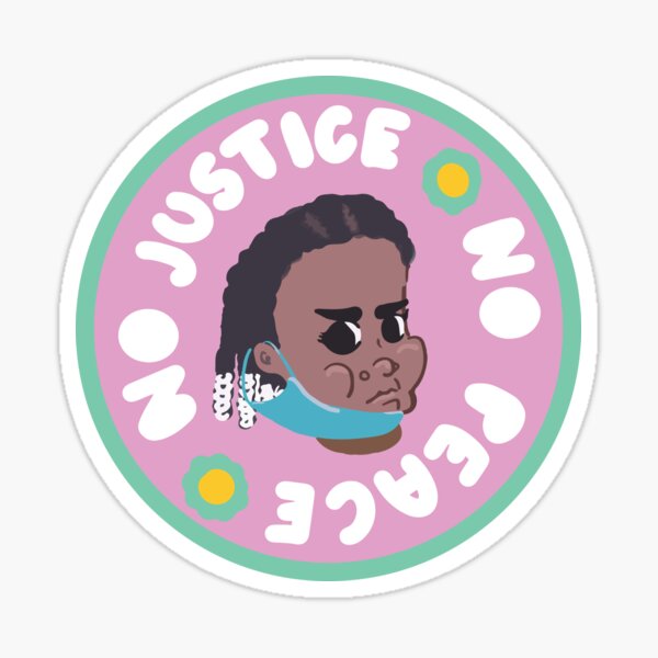 No Justice! No Peace! Sticker