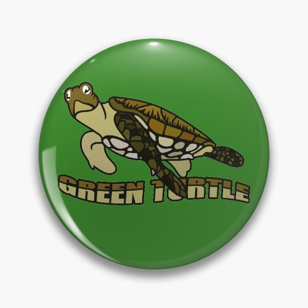 Artikelvorschau, Grüne Schildkröte. Kultiges australisches Tier. Farbig entworfen und verkauft von BOLD-Australia.