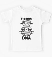 FISHING Its in the DNA Kids Tee