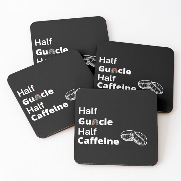 Item preview, Half Guncle Half Caffeine designed and sold by CJacobsDesigns.