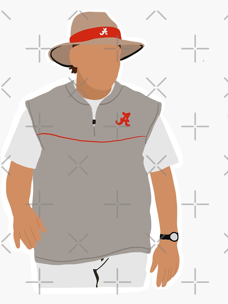 &ldquo;Nick saban&rdquo; Sticker for Sale by emmamenichino | Redbubble