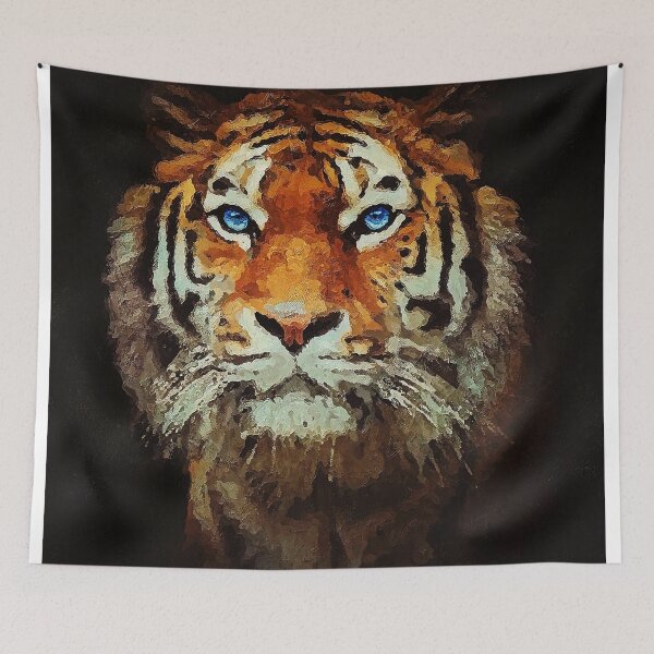 Item preview, Tiger face painting for Home office | Tiger face painting  designed and sold by KARTICK DUTTA.
