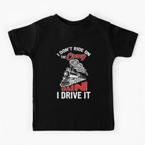 Item preview, I Don't Ride On The Crazy Train I Drive It designed and sold by BaseStore.