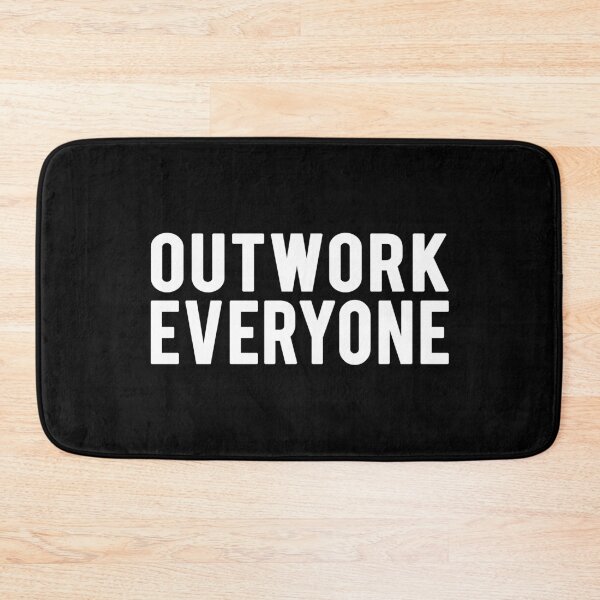Item preview, Outwork Everyone - White Text - Limitless Mindset designed and sold by CWolff.