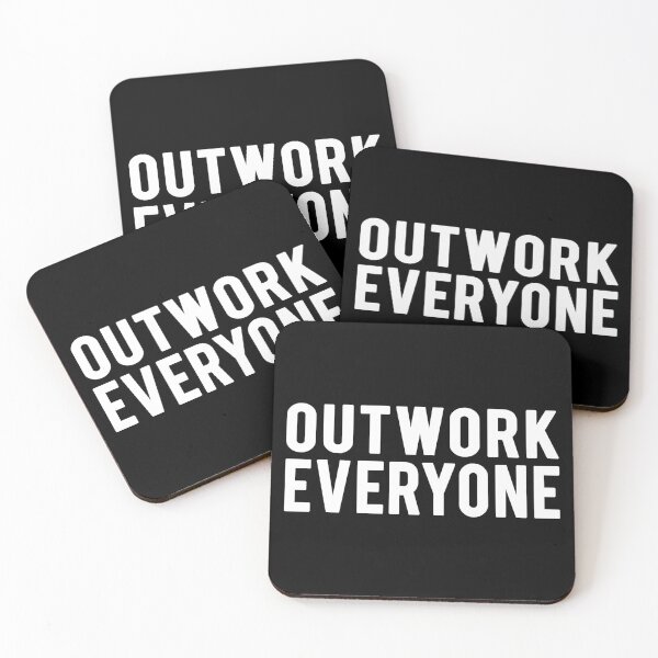 Item preview, Outwork Everyone - White Text - Limitless Mindset designed and sold by CWolff.