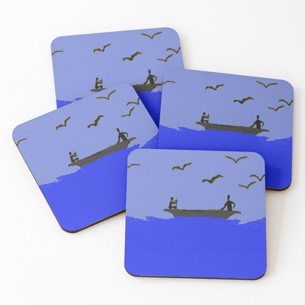 Item preview, Night fishing at the sea designed and sold by Louisbus90.