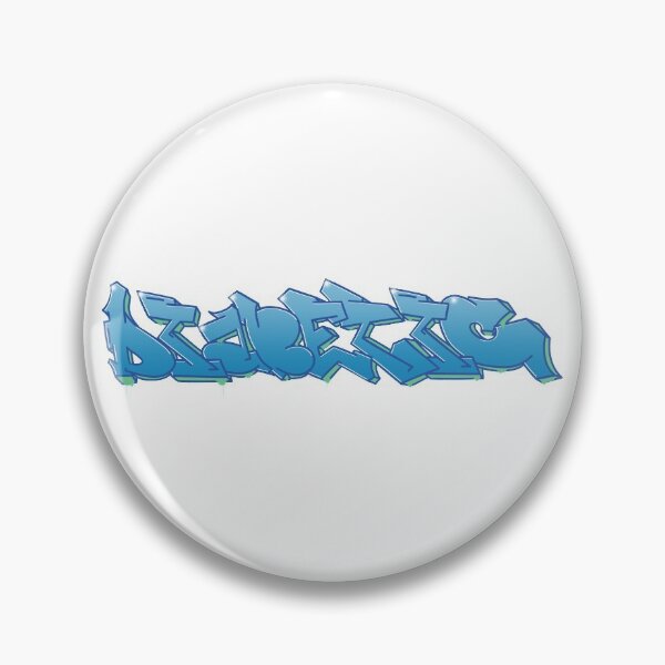 Item preview, Neat Diabetic graffiti letters designed and sold by Stinky1138.