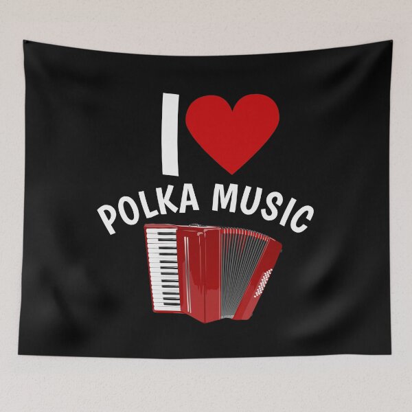 Aperçu de l'œuvre J'aime la musique de Polka créée et vendue par Motion Designs.