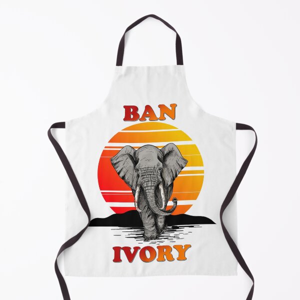 Aperçu de l'œuvre Ban Ivory | Sauvez les éléphants créée et vendue par Harold Guillory.