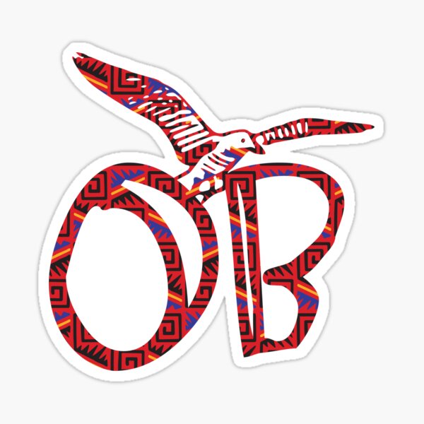 Item preview, Ocean Beach OB - Poncho Style designed and sold by TheStickerBoss.