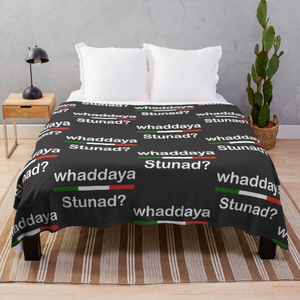 Item preview, Whaddaya Stunad? - Growing Up Italian - White Letter Version designed and sold by tgannon.