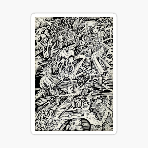 The Adept, or a freakish transfiguration. Sticker