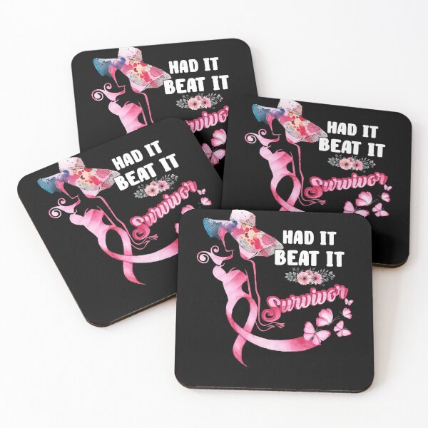 Artikelvorschau, Had It Beat It Survivor Pink Ribbon Breast Cancer Awareness entworfen und verkauft von BaseStore.