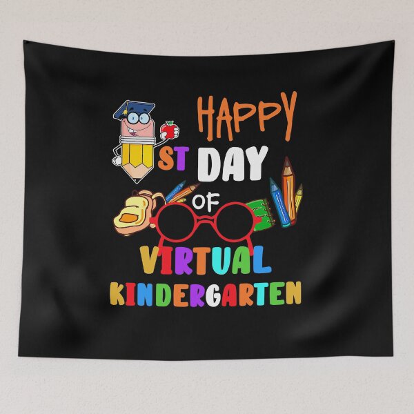 Item preview, Happy 1st Day Of Virtual Kindergarten designed and sold by BaseStore.