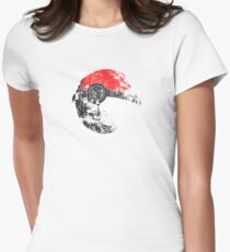 Pokeball Death Star Women's Fitted T-Shirt