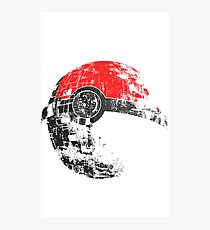 Pokeball Death Star Photographic Print