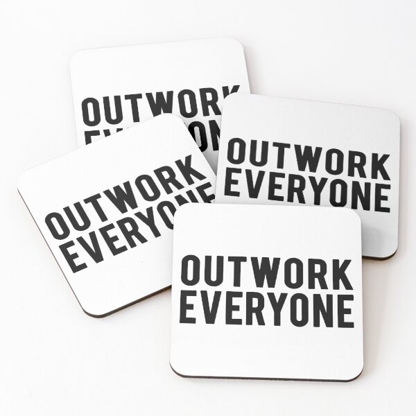 Item preview, Outwork Everyone - White Text - Limitless Mindset designed and sold by CWolff.