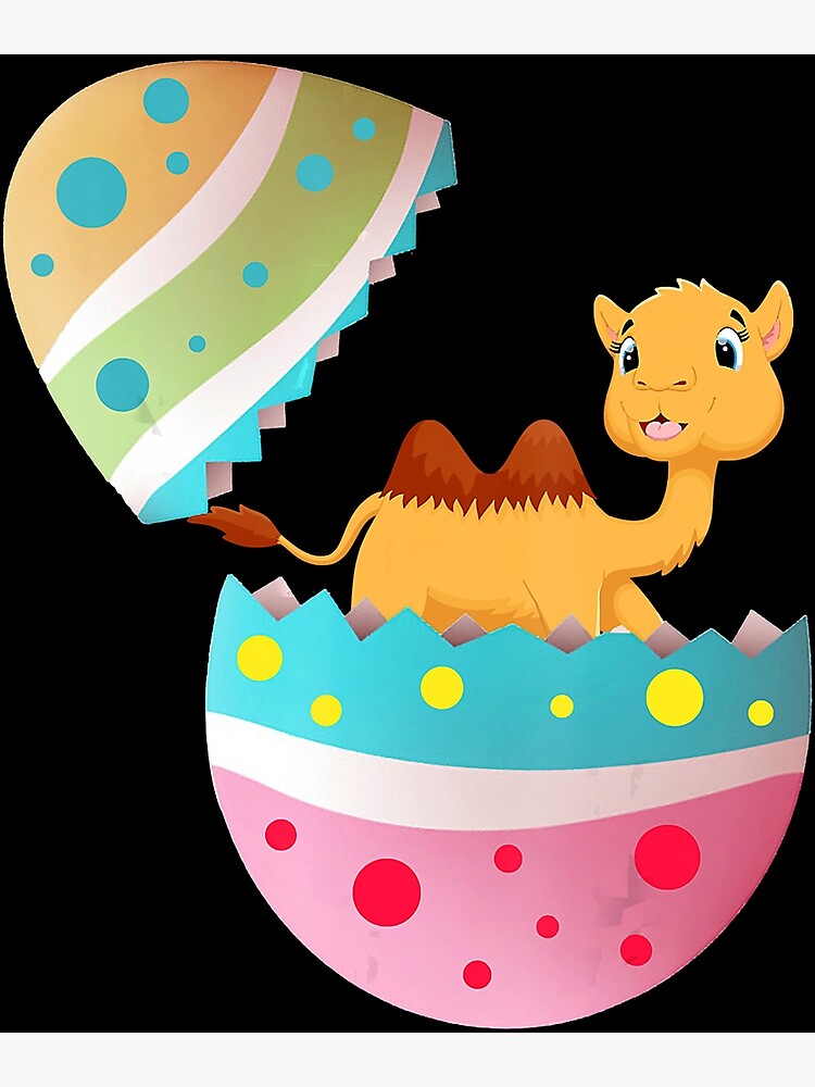 "Camel Easter Egg Funny Camel Easter " Poster for Sale by