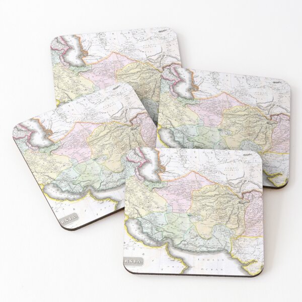 Item preview, Map of Iran in 1814 designed and sold by ArtEntwined.