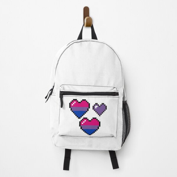 Item preview, Pixel Pride Bisexual Hearts designed and sold by Sorceress of Cyber Pride.