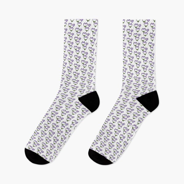Item preview, Pixel Pride Genderqueer Hearts designed and sold by Sorcerers of Cyber Pride.
