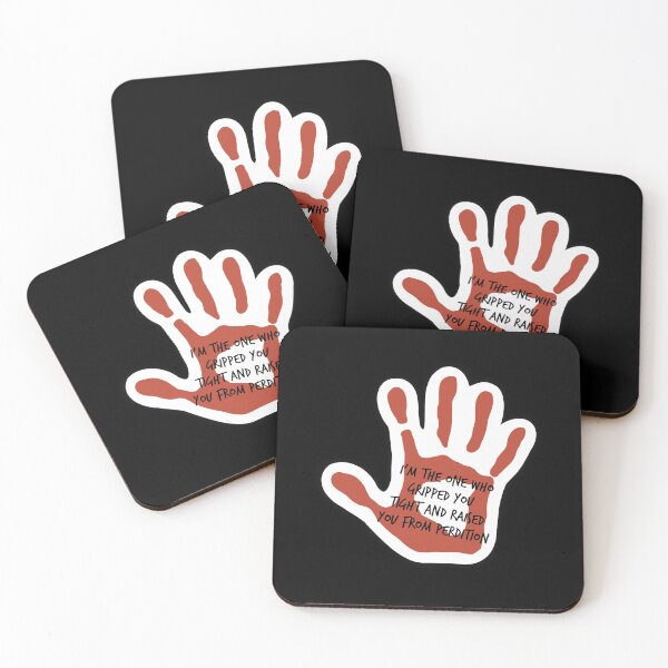 Item preview, Castiel's Hand Print with Quote designed and sold by spottedhound.