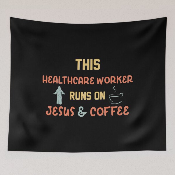 Item preview, This Social Worker Runs On Jesus and Coffee designed and sold by 2blackcherries.