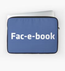 fac-e-book Laptop Sleeve