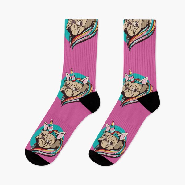 Item preview, Rainbow Unicorn Pug designed and sold by SLAG-Creative.