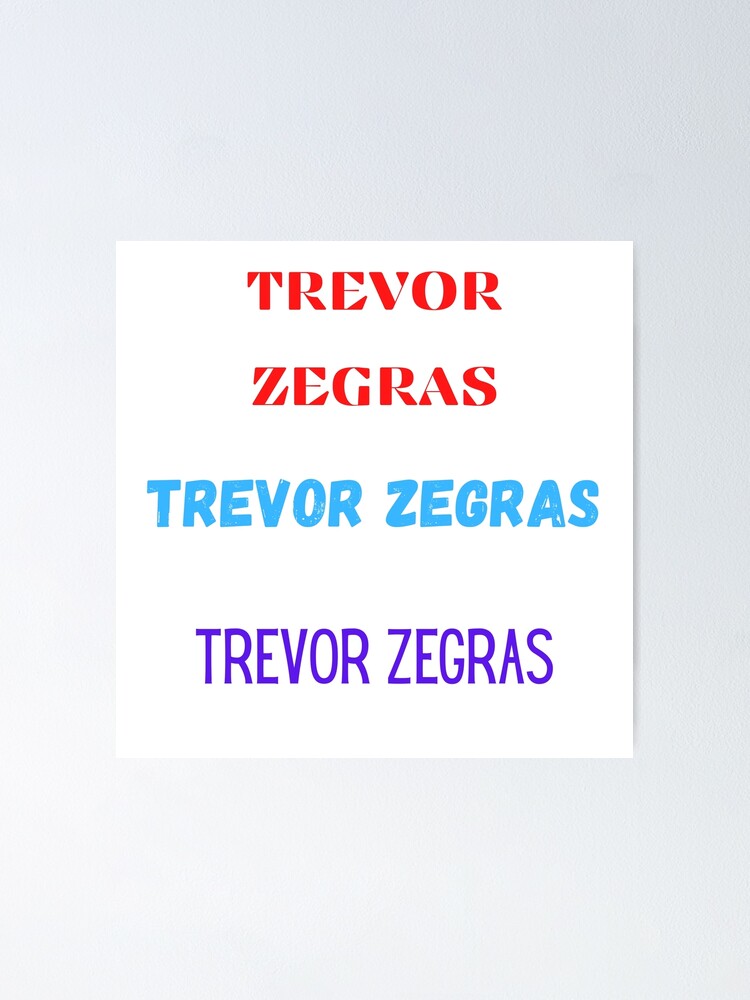 trevor zegras Poster for Sale by Limitless Store