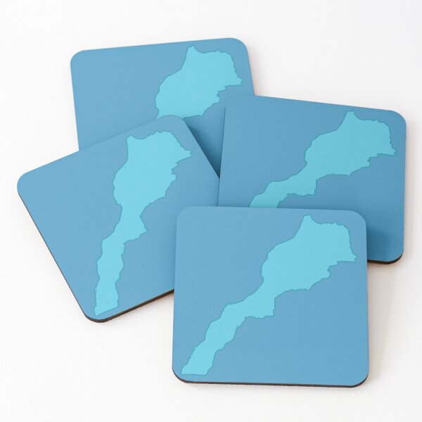 Item preview, Flat Styled Morocco Map designed and sold by Qestro.