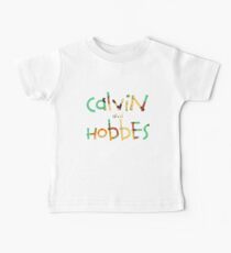 calvin and hobbes font Baby Tee