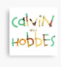calvin and hobbes font Metal Print