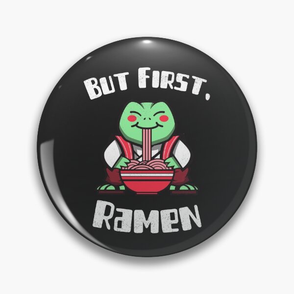 Item preview, But First Ramen Frog Kawaii Anime Otaku Japanese Ramen Noodles designed and sold by EricJP.