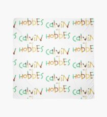 calvin and hobbes font Scarf