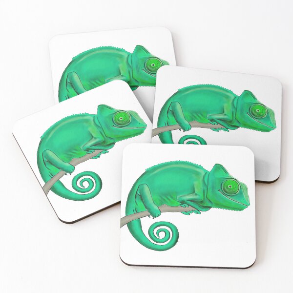 Item preview, Smiling chameleon for all pet and reptile lovers-cute and funny  designed and sold by Shmuk.
