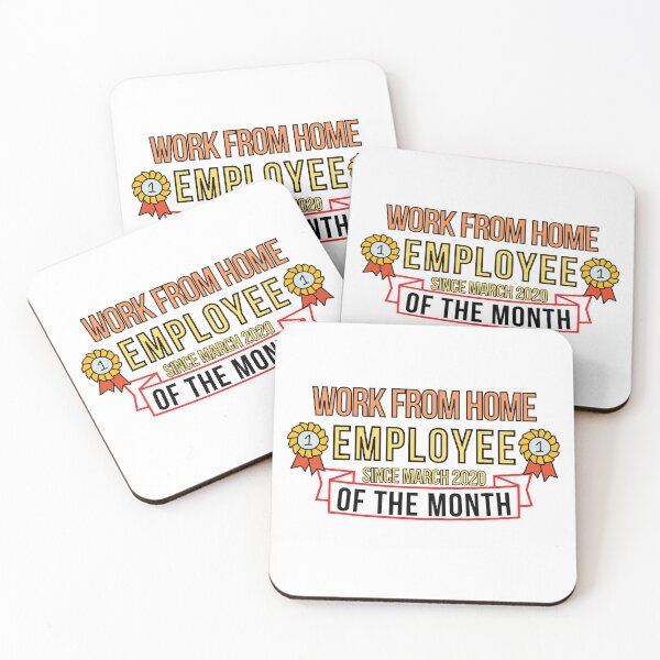 Item preview, Work From Home Employee of The Month Since March 2020 designed and sold by GameNarongdech.
