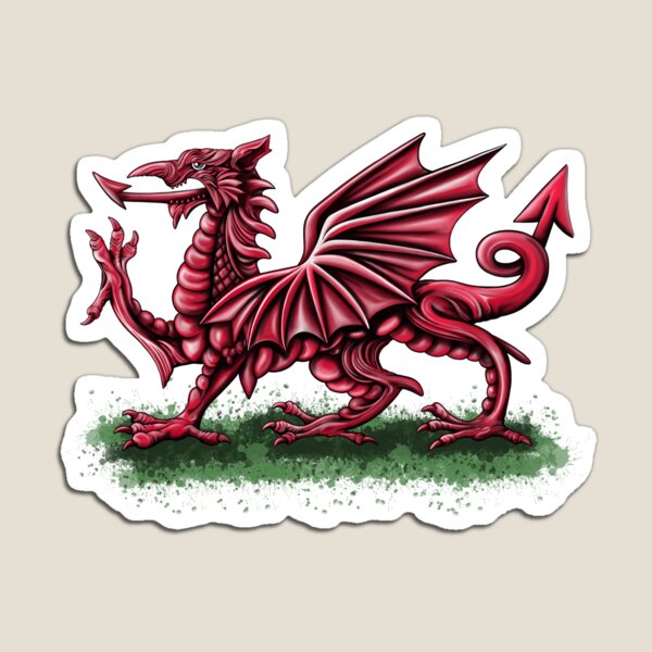 Item preview, Welsh Flag Dragon  designed and sold by Sookiesooker.