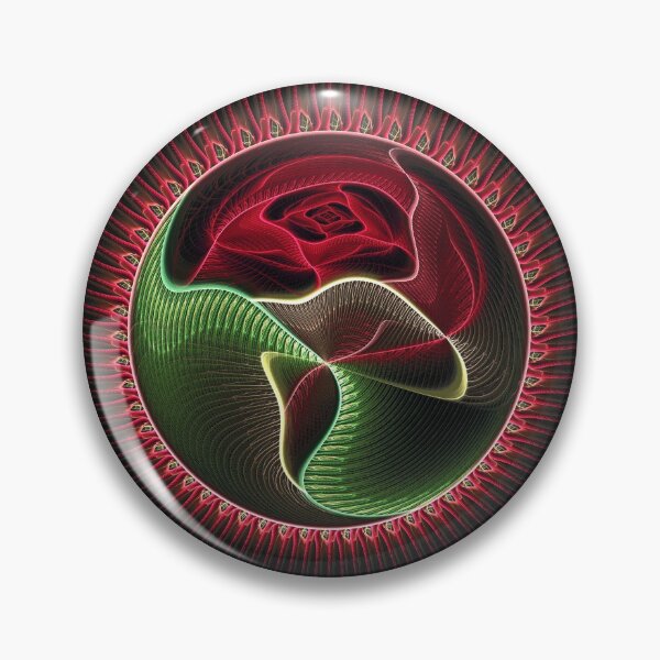 Item preview, Fractal Rose Geometric Math Art designed and sold by Eclectry.
