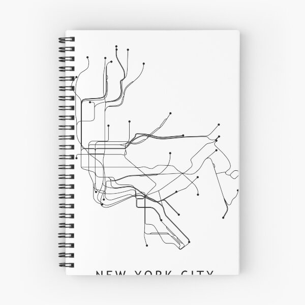 Item preview, New York City Subway Map designed and sold by multiplicitymap.