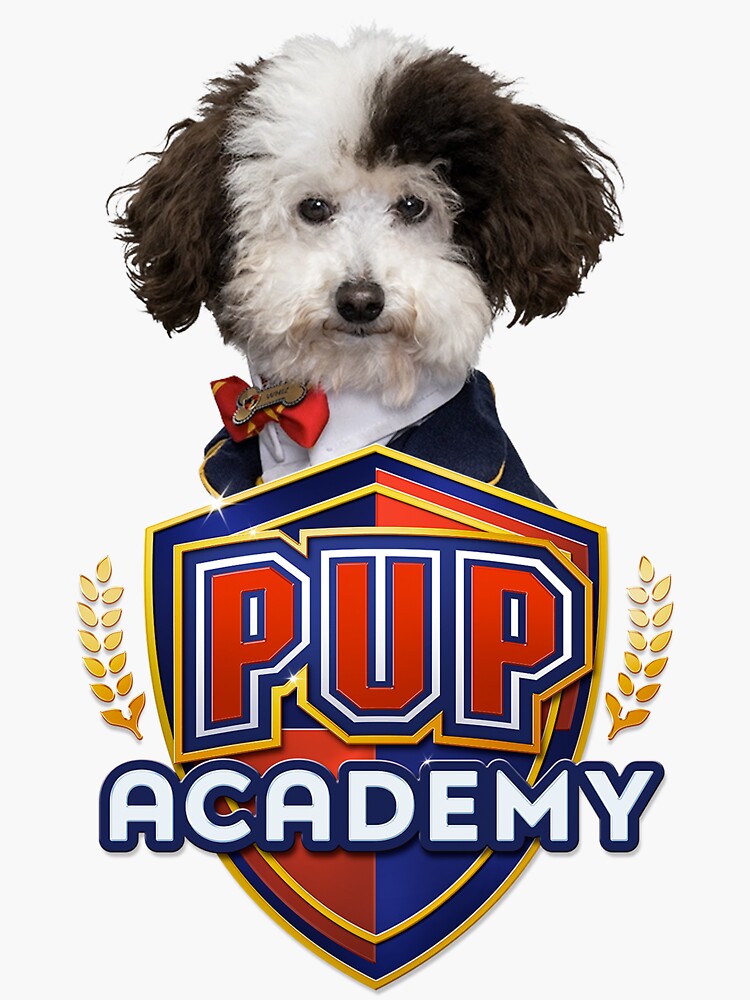 "Whiz Pup Academy show" Sticker by oldschoolkids Redbubble