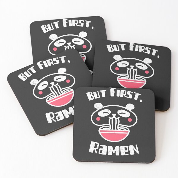 Item preview, But First Ramen Panda Kawaii Anime Otaku Japanese Ramen Noodles designed and sold by EricJP.