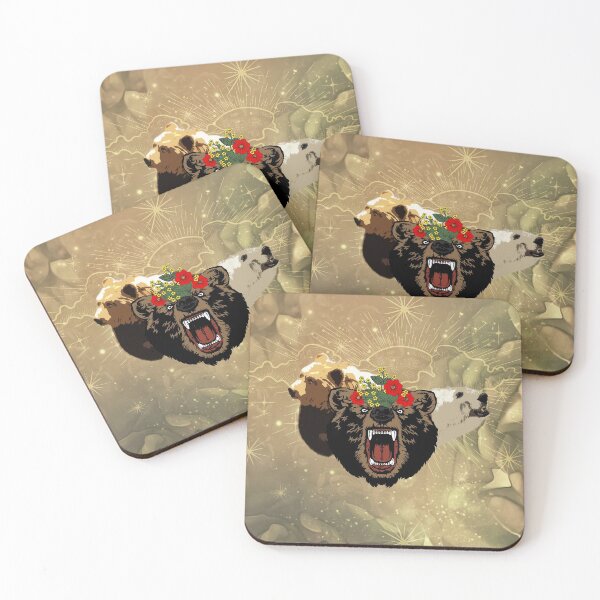 Item preview, Awesome baer with flowers designed and sold by nicky2342.