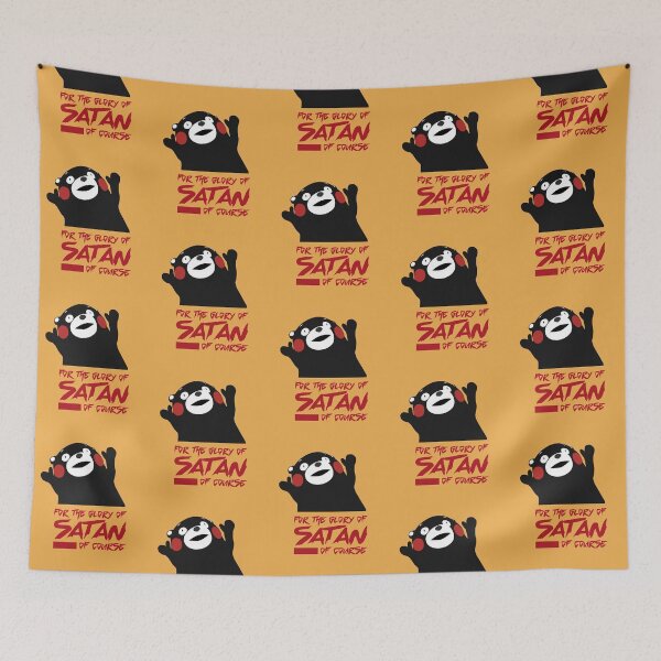 Item preview, For the glory of satan, kumamon designed and sold by EvilSheet.
