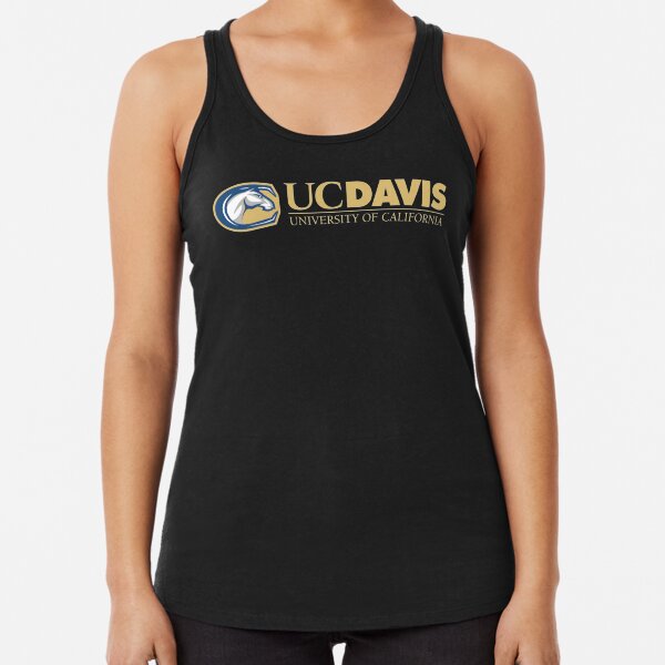 uc davis university merch Racerback Tank Top