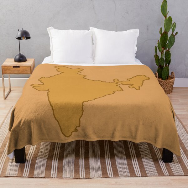 Item preview, Flat Styled India Map designed and sold by Qestro.