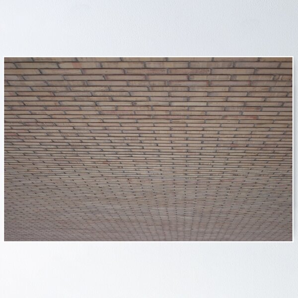 Brick Wall Perspective Poster
